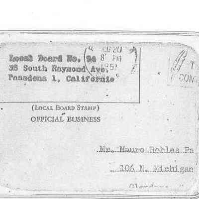 Selective Service Card