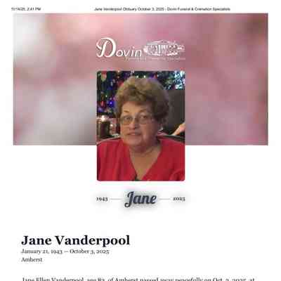 Lorence Vanderpool, Jane