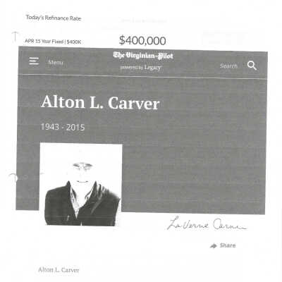 Carver, Alton Laverne obit