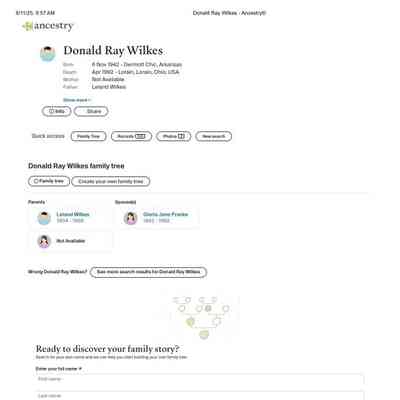 Wilkes, Donald Ray