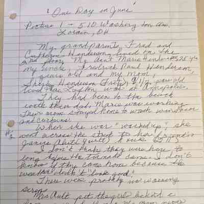 Henderson Family Tornado Story