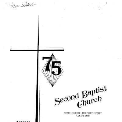 Second Baptist Church 75th Anniversary Booklet and History