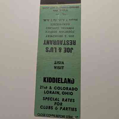 Joe & Lu's Restaurant, Kiddieland