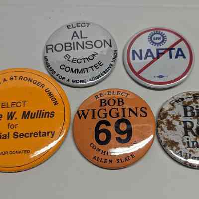 Button, Political/Union