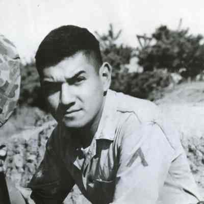 Victor Ceja during Korean War