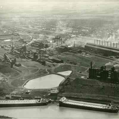 Steel Mill Aerial View