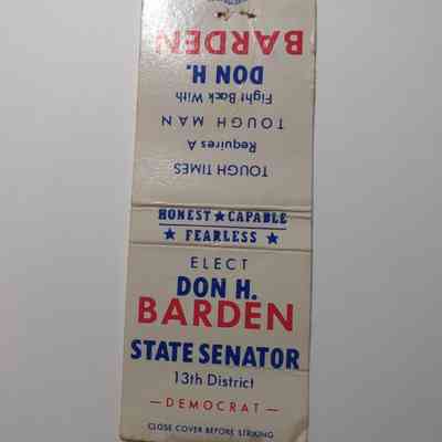 Don H. Barden State Senator 13th District