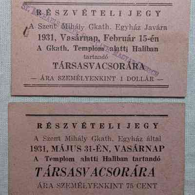 Dinner Ticket