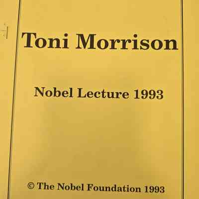 Toni Morrison Nobel Lecture