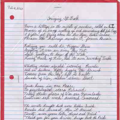 Vietnam Veteran Poem