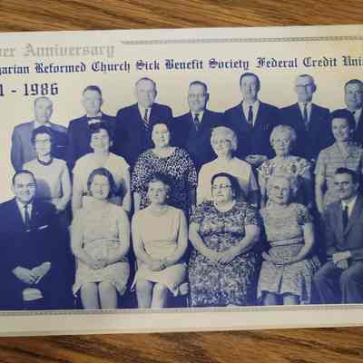 Hungarian Reformed Church Sick Benefit Society program 1986