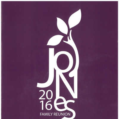 Jones Family Reunion Booklet 2016