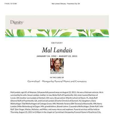 Landais, Mal Obit