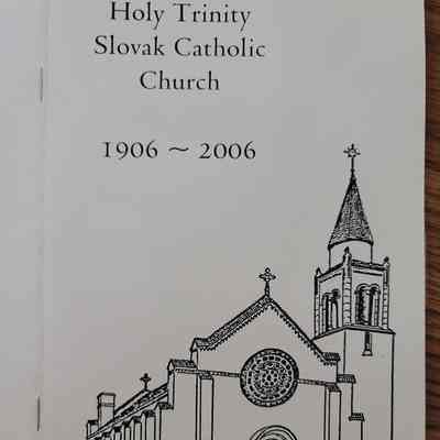 Holy Trinity Slovak Catholic Church 100th anniversary program
