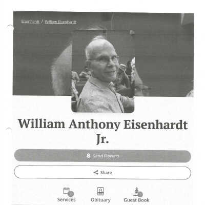 Eisenhardt, William Anthony Jr obit