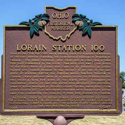 Lorain Station 100 Sign