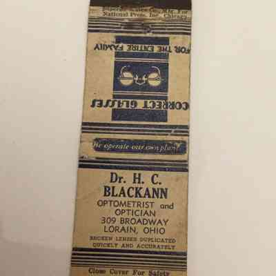 Dr. H.C. Blackann, Optometrist/Optrician
