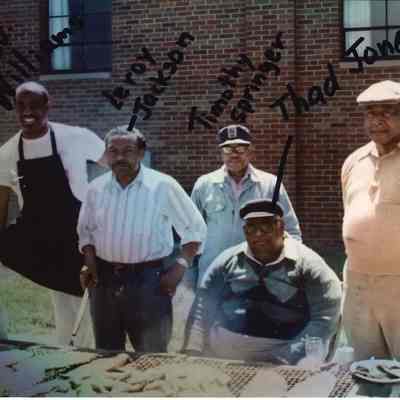 Men's Day BBQ at Second Baptist Church in 1989