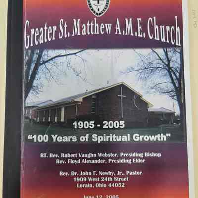 Greater St. Matthew A.M.E. Church publication