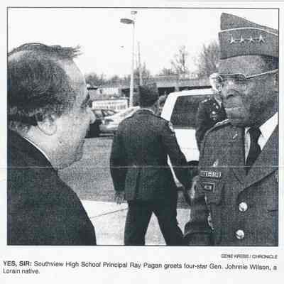 Gen. Johnnie Wilson at Southview