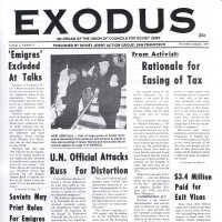 Exodus : an organ of the Union of Councils for Soviet Jews, vol. 2, no. 8