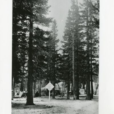 Lake Mary Public Camp Ground near Bishop CAL. Frasher Foto Pomona