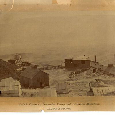 Modock Furnaces, Panamint Valley and Panamint Mountains Looking Northerly