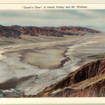 "Dante's View" of Death Valley and Mt. Whitney