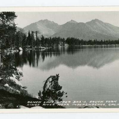 Bench Lake, Upper Basin, South Fork Kings River near Independence, Calif.