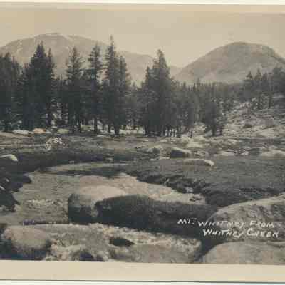 Mt. Whitney from Whitney Creek