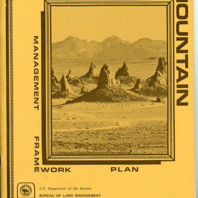 Red Mountain Management Framework Plan