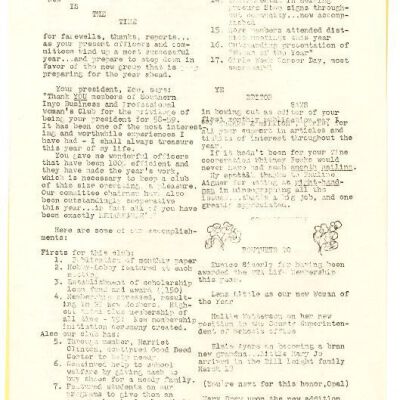 2004.14.116: Whitney Peeks, March 1959, pg. 2: Origformat: Artifact; Resolution: 150 dpi