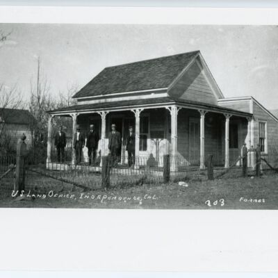 U.S. Land Office, Independence, Cal.
