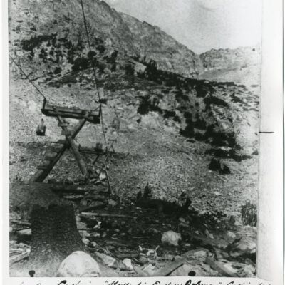 "Halladie Endless Ropeway" Looking West - 2600 feet in length