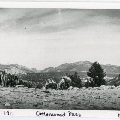 C. 1909-1911 Cottonwood Pass Matt A. Wolfskill Photo