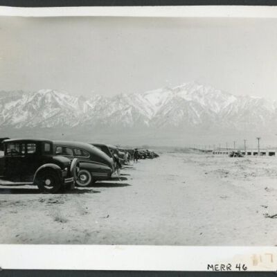 "End of the trail, impounded cars"
