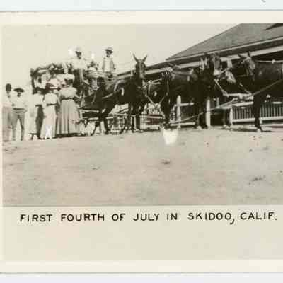 First Fourth of July in Skidoo, Calif. 1907