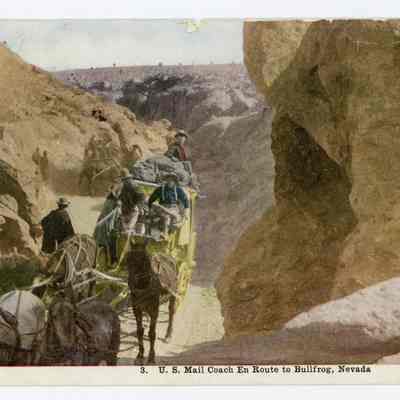 U.S. Mail Coach en Route to Bullfrog, Nevada