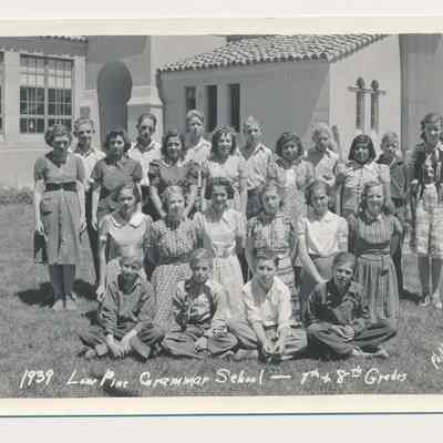 1939 Lone Pine Grammar School -- 7th and 8th Grades