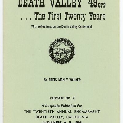 Death Valley '49ers, Keepsake No. 9: Death Valley '49ers: The First Twenty Years