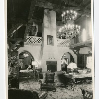 Living Room, Scotty's Castle, Death Valley, Calif.
