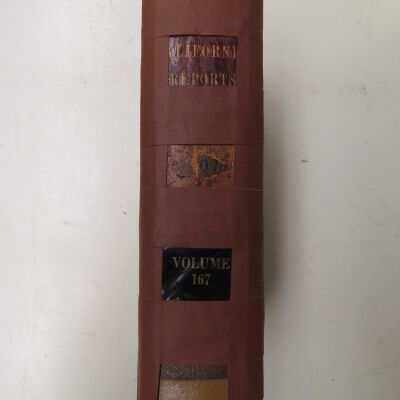 Reports of Cases Determined in the Supreme Court of the State of California, Vol. 167