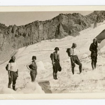 Sierra Club Members on Palisade Glacier