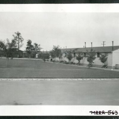 Photograph of Manzanar staff housing