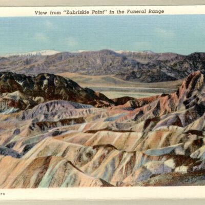 View from "Zabriskie Point" in the Funeral Range