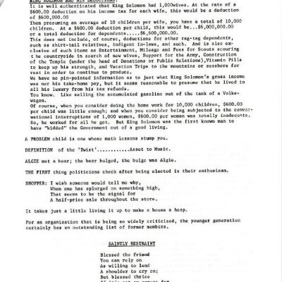 2004.14.140: Whitney Peeks Newsletter, March 22, 1962, pg. 2: Resolution: 150 dpi