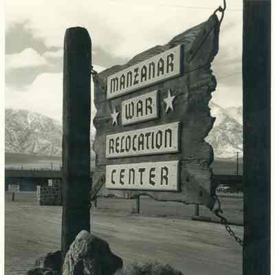 Entrance to Manzanar