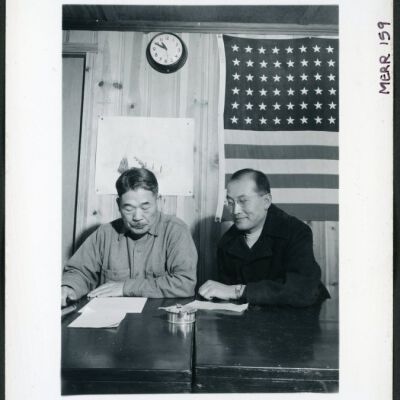 Roy Takano [i.e., Takeno] and Mayor, town hall meeting