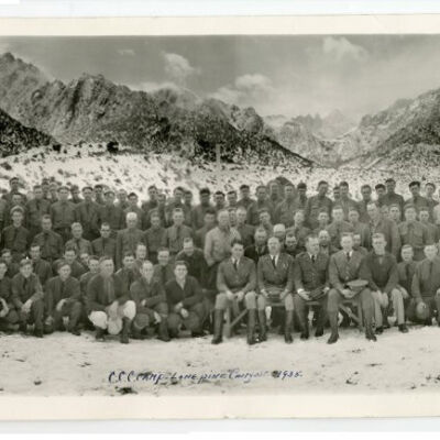 C.C.C. Camp Lone Pine Canyon 1935