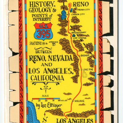 History, Geology, and Points of Interest Between Reno, Nevada and Los Angeles, California